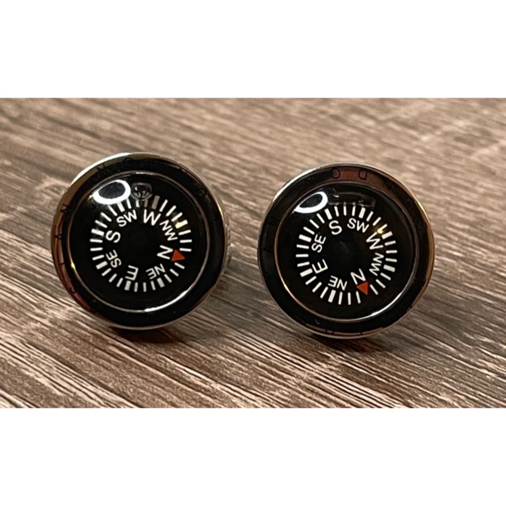 Working Compass Cufflinks - Picture 4 of 4